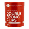 LJ Professional - Double Prong Curl Clips (72pcs)