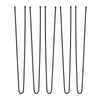 LJ Professional - 3" Plain Pins - Black (500pcs)