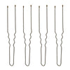 LJ Professional - 2.5" Wavy Pins - Brown (1000pcs)