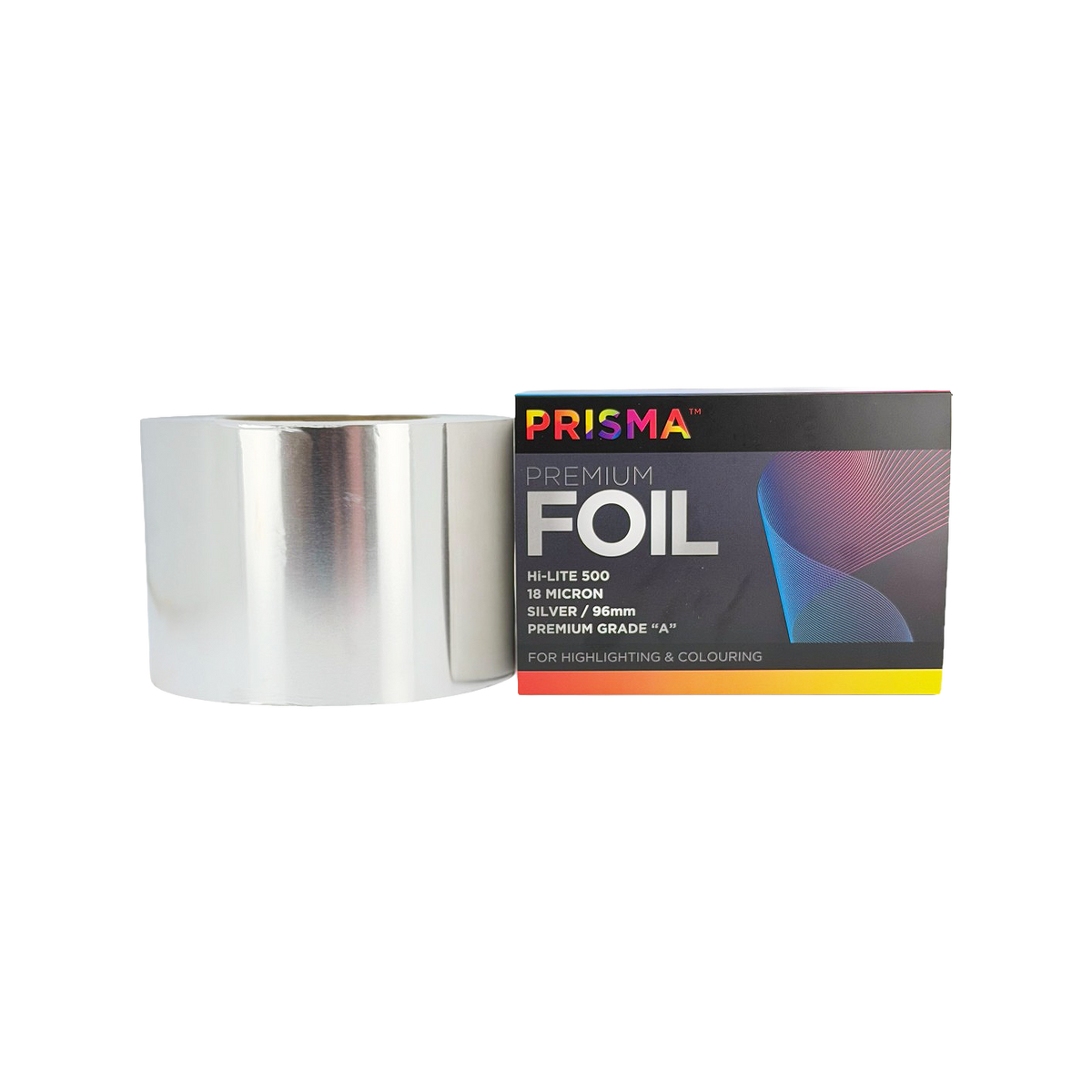 Prisma Foil Silver 500m (15 Micron, 100mm)– Agenda Salon Concepts