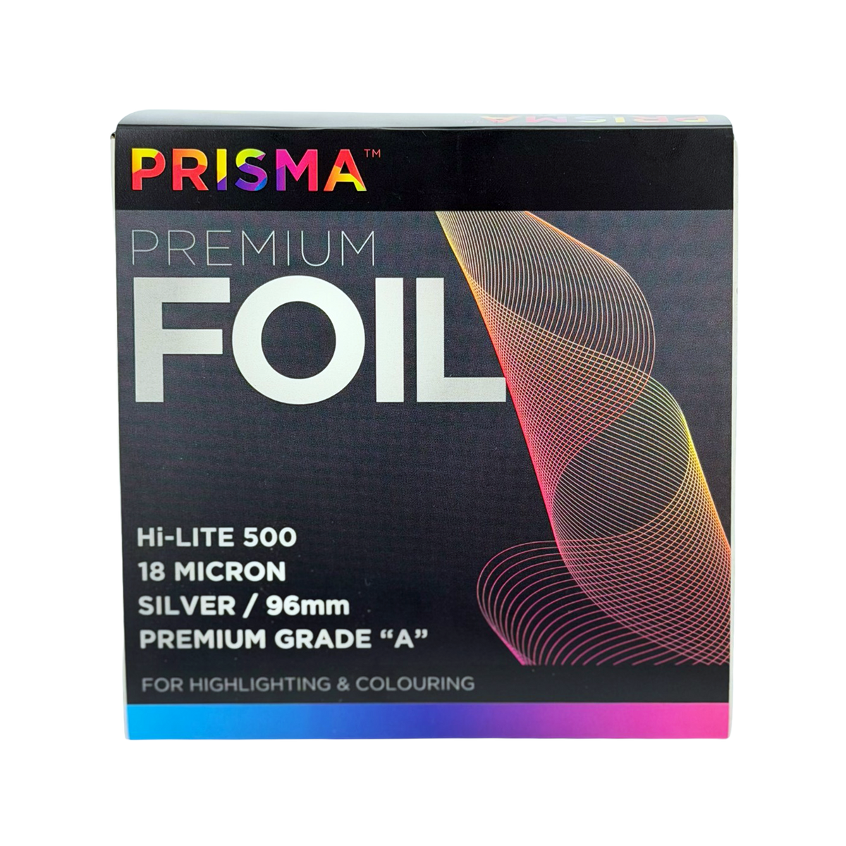 Prisma Foil Silver 500m (15 Micron, 100mm)– Agenda Salon Concepts