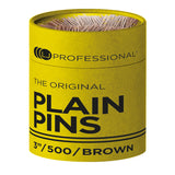 LJP - 3" Hairpins Plain x500 - Brown (LJ/143-09)