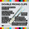 LJ Professional - Double Prong Curl Clips (72pcs)