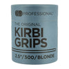 LJ Professional - 2.5" Waved Kirbi Grips- Blonde (500pcs)