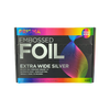 Prisma Embossed Extra Wide Foil Silver (150mm x 100m)