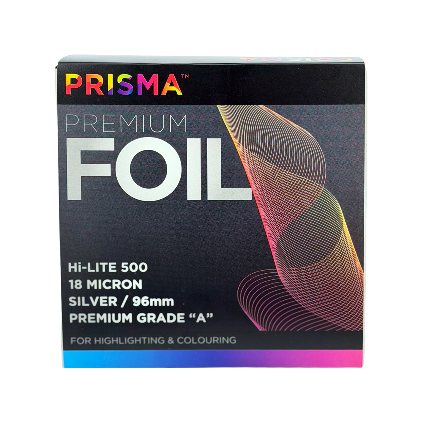 Prisma Foil Silver 500m (15 Micron, 100mm)– Agenda Salon Concepts