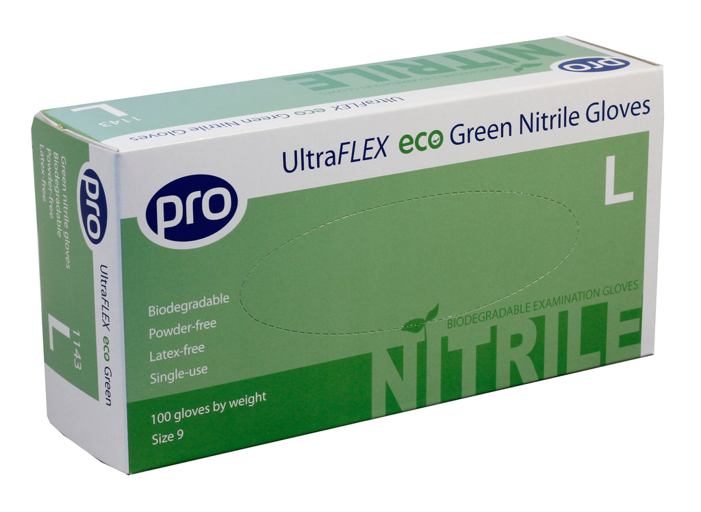 Biogreen Biodegradable Nitrile Glove (Green)