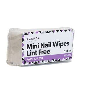 AGENDA Disposables - Mini Nail Wipes Lint Free (AD-MNWLF-02-200)