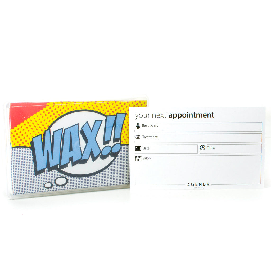 Appointment Cards - Pop Art - Wax (AP8B)