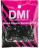 DMI Elastic Bands x 250 - Black