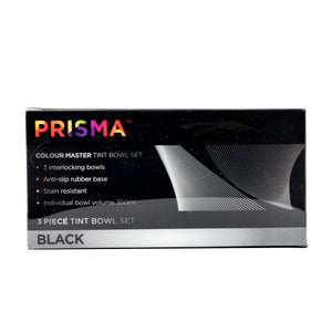 PRISMA Colour Master Tint Bowl Set - Black (PR-MTBO-01-3P)